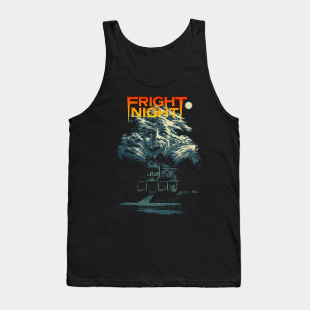 Fright Night, Horror, Cult Classic, Vampire Tank Top by Pop Laris Manis